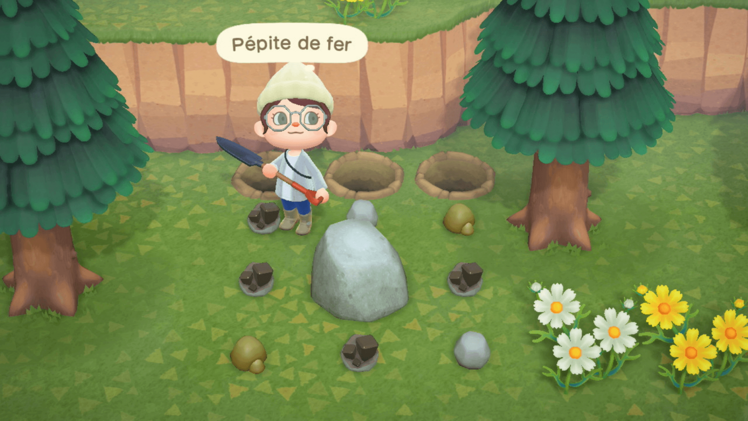 ⛏ Avoir beaucoup de pépites de fer sur Animal Crossing