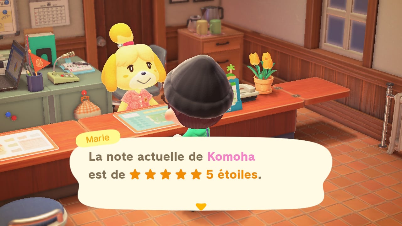 Comment avoir 5 étoiles de réputation sur Animal Crossing New Horizons