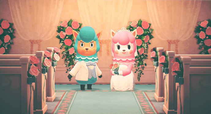 La saison des mariages sur Animal Crossing New Horizons