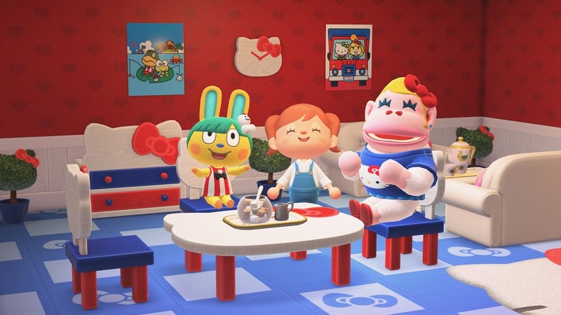 Les Amiibo Sanrio sur Animal Crossing New Horizons