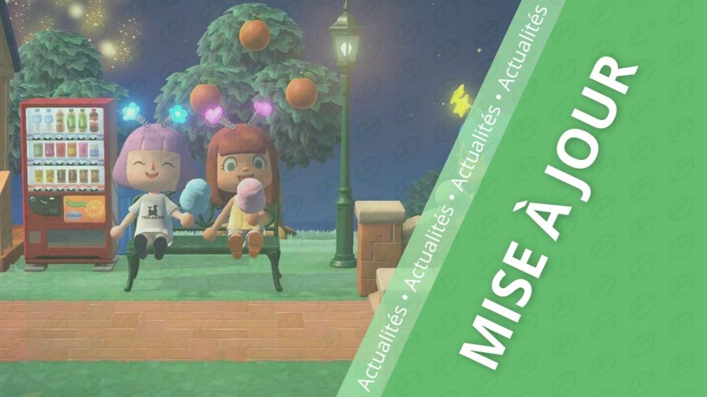 Mise à jour Animal Crossing les festivités de l'été