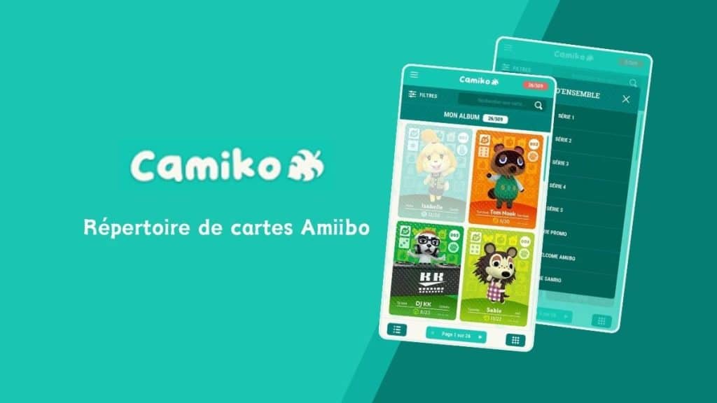 Application Camiko - répertoire amiibo